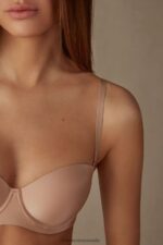 Underwear CA Intimissimi Women Giada Microfibre Bandeau Bra 044-Soft Beige DD6R6T810 - Image 4