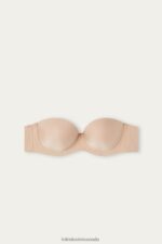 Underwear CA Intimissimi Women Giada Microfibre Bandeau Bra 044-Soft Beige DD6R6T810 - Image 5