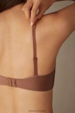 Underwear CA Intimissimi Women Giada Microfibre Bandeau Bra 502I-Dark Beige DD6R6T769 - Image 4