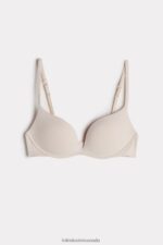 Underwear CA Intimissimi Women Gioia C-D Cup Microfibre Super Push-Up Bra 2280-Pink Silk DD6R6T834 - Image 6