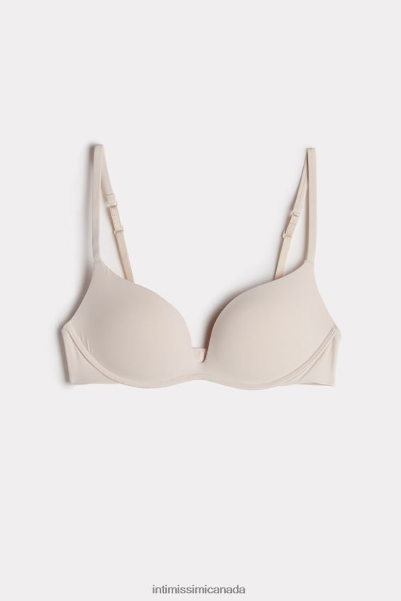 Underwear CA Intimissimi Women Gioia C-D Cup Microfibre Super Push-Up Bra 2280-Pink Silk DD6R6T834 - Image 6