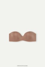 Underwear CA Intimissimi Women Gioia Ultralight Microfibre Bandeau Bra 417I-Medium Beige DD6R6T502 - Image 5