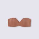 Underwear CA Intimissimi Women Gioia Ultralight Microfibre Bandeau Bra 502I-Dark Beige DD6R6T509