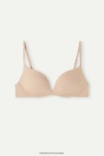 Underwear CA Intimissimi Women Gioia Ultralight Microfibre Push-Up Bra 044-Soft Beige DD6R6T471 - Image 5