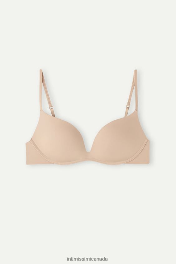 Underwear CA Intimissimi Women Gioia Ultralight Microfibre Push-Up Bra 044-Soft Beige DD6R6T471 - Image 5