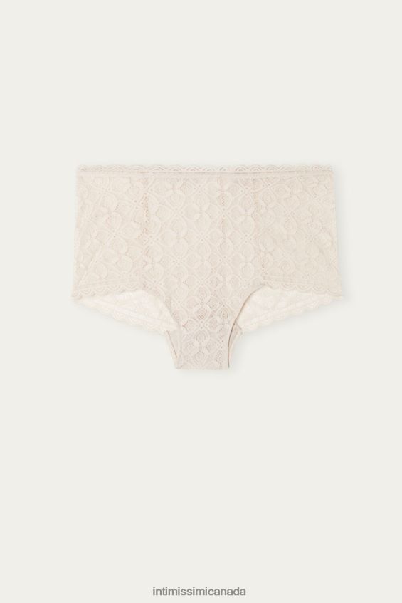 Underwear CA Intimissimi Women High-Rise Lace French Knickers 2280-Pink Silk DD6R6T1069 - Image 6