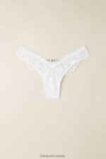 Underwear CA Intimissimi Women Hot Summer Days 80s-Style Brazilian Briefs 001-White DD6R6T933 - Image 5