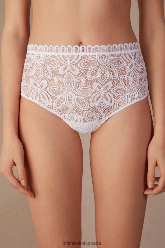 Underwear CA Intimissimi Women Hot Summer Days High-Waisted French Knickers 001-White DD6R6T934 - Image 1