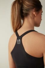 Underwear CA Intimissimi Women In Action Bra Top 019-Black DD6R6T747 - Image 3