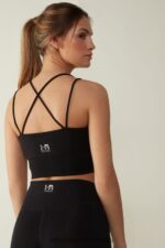 Underwear CA Intimissimi Women In Action Padded Bra Top 019-Black DD6R6T746 - Image 5