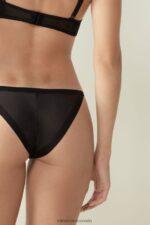 Underwear CA Intimissimi Women Invisible Touch Briefs with Side Straps 019-Black DD6R6T1125 - Image 4