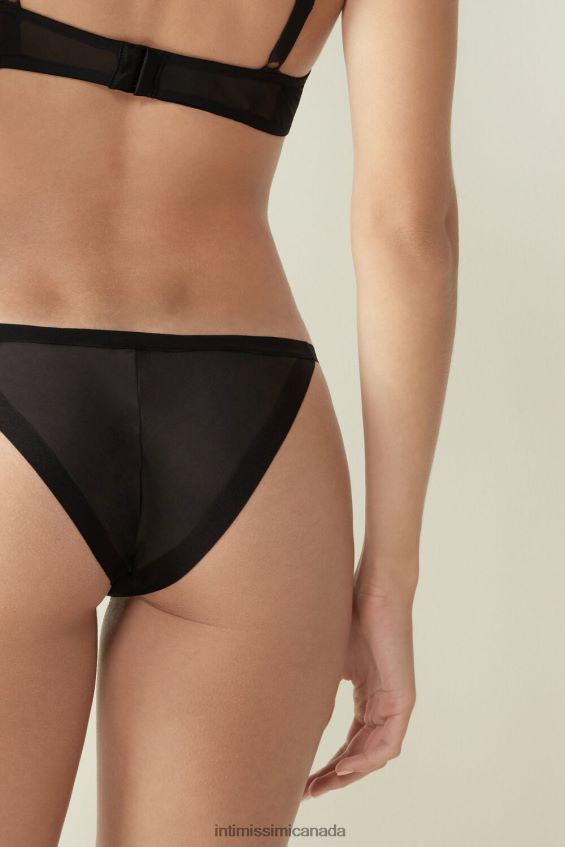 Underwear CA Intimissimi Women Invisible Touch Briefs with Side Straps 019-Black DD6R6T1125 - Image 4