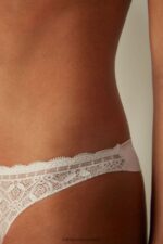 Underwear CA Intimissimi Women Lace and Microfibre Brazilian Briefs 2280-Pink Silk DD6R6T1063 - Image 4