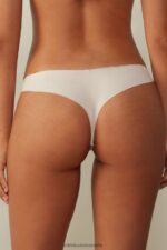 Underwear CA Intimissimi Women Lace and Microfibre Brazilian Briefs 2280-Pink Silk DD6R6T1063 - Image 5