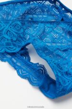 Underwear CA Intimissimi Women Lace Brazilian Briefs 328J-Nautical Blue DD6R6T878 - Image 6