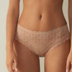 Underwear CA Intimissimi Women Lace Brazilian French Knickers 044-Soft Beige DD6R6T1052