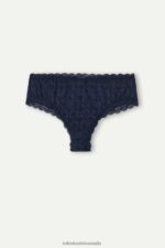 Underwear CA Intimissimi Women Lace Brazilian French Knickers 1467-Intense Blue DD6R6T1054 - Image 6