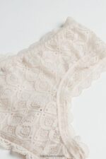 Underwear CA Intimissimi Women Lace Brazilian French Knickers 2280-Pink Silk DD6R6T1056 - Image 7