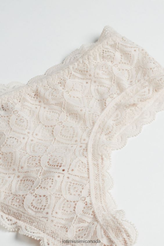 Underwear CA Intimissimi Women Lace Brazilian French Knickers 2280-Pink Silk DD6R6T1056 - Image 7