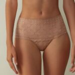 Underwear CA Intimissimi Women Lace French Knickers 044-Soft Beige DD6R6T1062