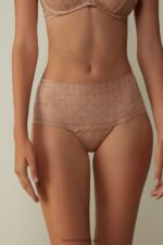 Underwear CA Intimissimi Women Lace French Knickers 044-Soft Beige DD6R6T1062