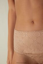 Underwear CA Intimissimi Women Lace French Knickers 044-Soft Beige DD6R6T1062 - Image 3