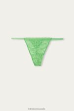 Underwear CA Intimissimi Women Lace Thong with Side Straps 218J-Apple Mint DD6R6T983 - Image 5