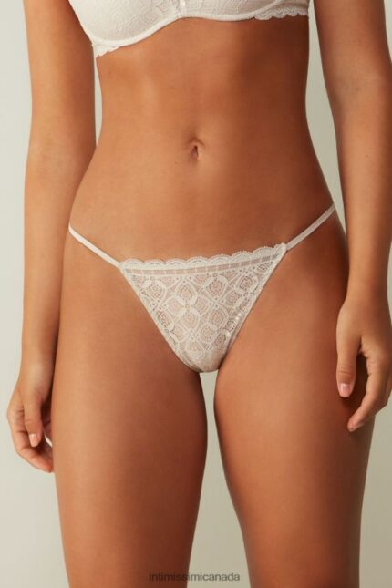 Underwear CA Intimissimi Women Lace Thong with Side Straps 2280-Pink Silk DD6R6T1071