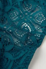 Underwear CA Intimissimi Women Lace Thong with Side Straps 346J-Teal Blue DD6R6T901 - Image 6