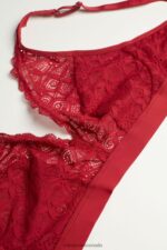 Underwear CA Intimissimi Women Lara Lace Triangle Bra 1473-Red DD6R6T664 - Image 7