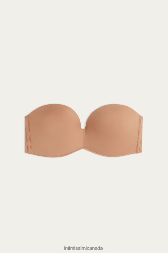 Underwear CA Intimissimi Women Laura Microfibre Bandeau Bra 417I-Medium Beige DD6R6T725 - Image 6