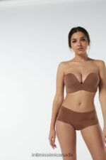 Underwear CA Intimissimi Women Laura Microfibre Bandeau Bra 502I-Dark Beige DD6R6T770
