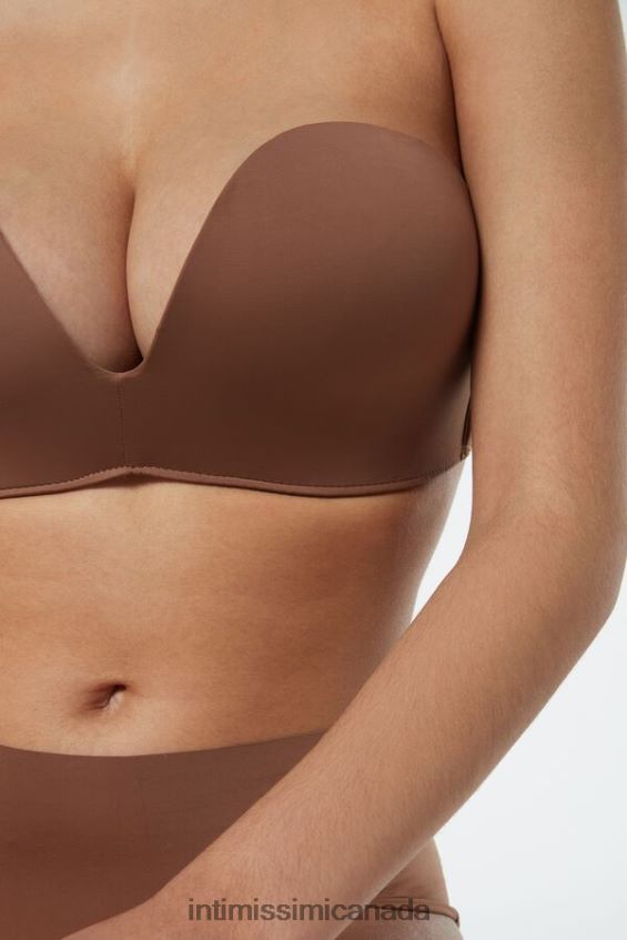 Underwear CA Intimissimi Women Laura Microfibre Bandeau Bra 502I-Dark Beige DD6R6T770 - Image 3