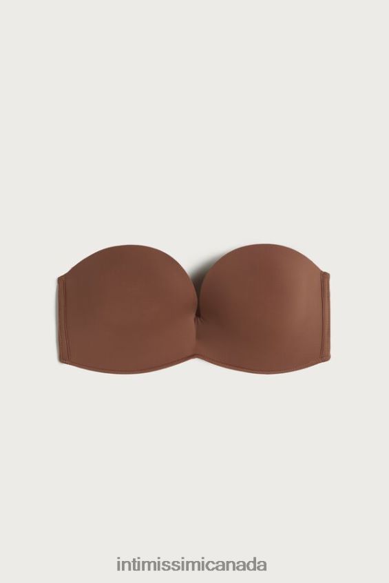 Underwear CA Intimissimi Women Laura Microfibre Bandeau Bra 502I-Dark Beige DD6R6T770 - Image 5