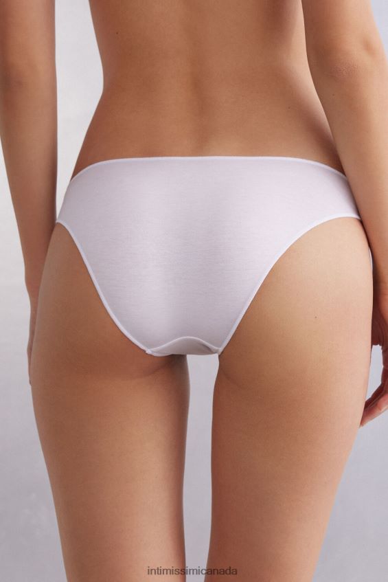 Underwear CA Intimissimi Women Low rise Cotton Knickers 001-White DD6R6T923 - Image 4