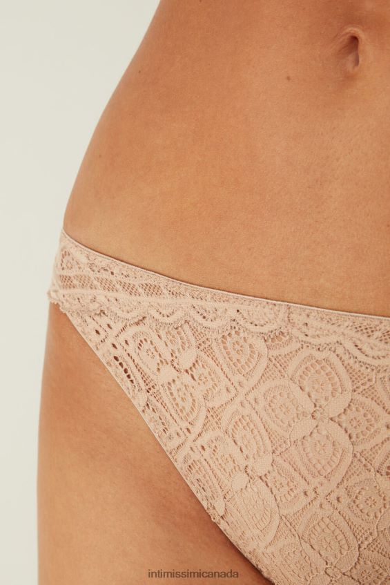 Underwear CA Intimissimi Women Low-Rise Lace Briefs 044-Soft Beige DD6R6T1065 - Image 3