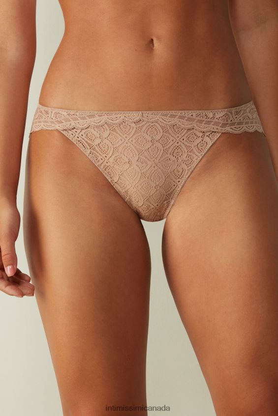 Underwear CA Intimissimi Women Low-Rise Lace Briefs 044-Soft Beige DD6R6T1065 - Image 1