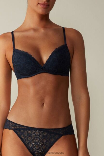 Underwear CA Intimissimi Women Low-Rise Lace Briefs 1467-Intense Blue DD6R6T1081