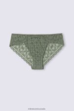 Underwear CA Intimissimi Women Low-Rise Lace Briefs 344J-Salvia Green DD6R6T871 - Image 5