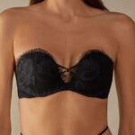 Underwear CA Intimissimi Women Monica Sensual Unbounded Bandeau Bra 019-Black DD6R6T640