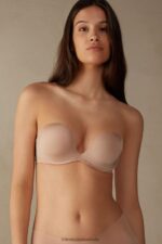 Underwear CA Intimissimi Women Monica Ultralight Microfibre Bandeau Bra 044-Soft Beige DD6R6T733