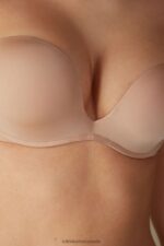 Underwear CA Intimissimi Women Monica Ultralight Microfibre Bandeau Bra 044-Soft Beige DD6R6T733 - Image 4
