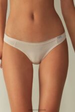 Underwear CA Intimissimi Women Natural Cotton Brazilian Panties 2280-Pink Silk DD6R6T1188