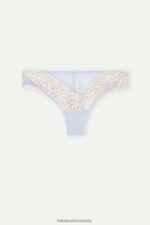 Underwear CA Intimissimi Women Pretty Flowers Brazilian Briefs 214J-Sweet Lavender/Ivory DD6R6T960 - Image 5
