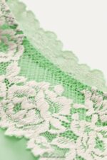 Underwear CA Intimissimi Women Pretty Flowers Brazilian Briefs 215J-Apple Mint/Ivory DD6R6T954 - Image 6