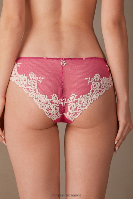Underwear CA Intimissimi Women Pretty Flowers Briefs 213J-Valentine Pink/Ivory DD6R6T971 - Image 4