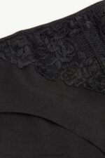 Underwear CA Intimissimi Women Pretty Flowers Seamless Cotton Briefs 019-Black DD6R6T1045 - Image 7