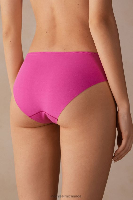 Underwear CA Intimissimi Women Pretty Flowers Seamless Cotton Briefs 213J-Valentine Pink/Ivory DD6R6T972 - Image 4