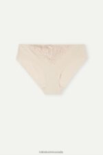 Underwear CA Intimissimi Women Pretty Flowers Seamless Cotton Briefs 2280-Pink Silk DD6R6T1016 - Image 5