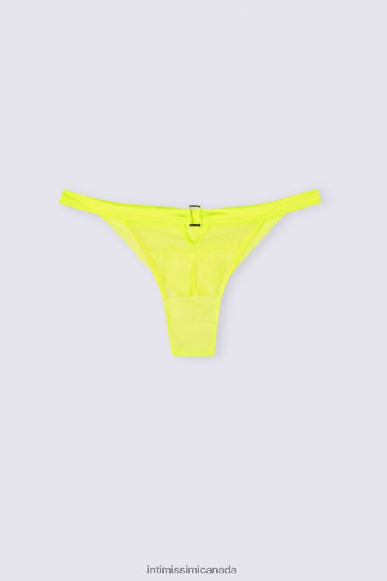 Underwear CA Intimissimi Women Pure Joy Brazilian Briefs 335J-Bright Yellow DD6R6T844 - Image 5